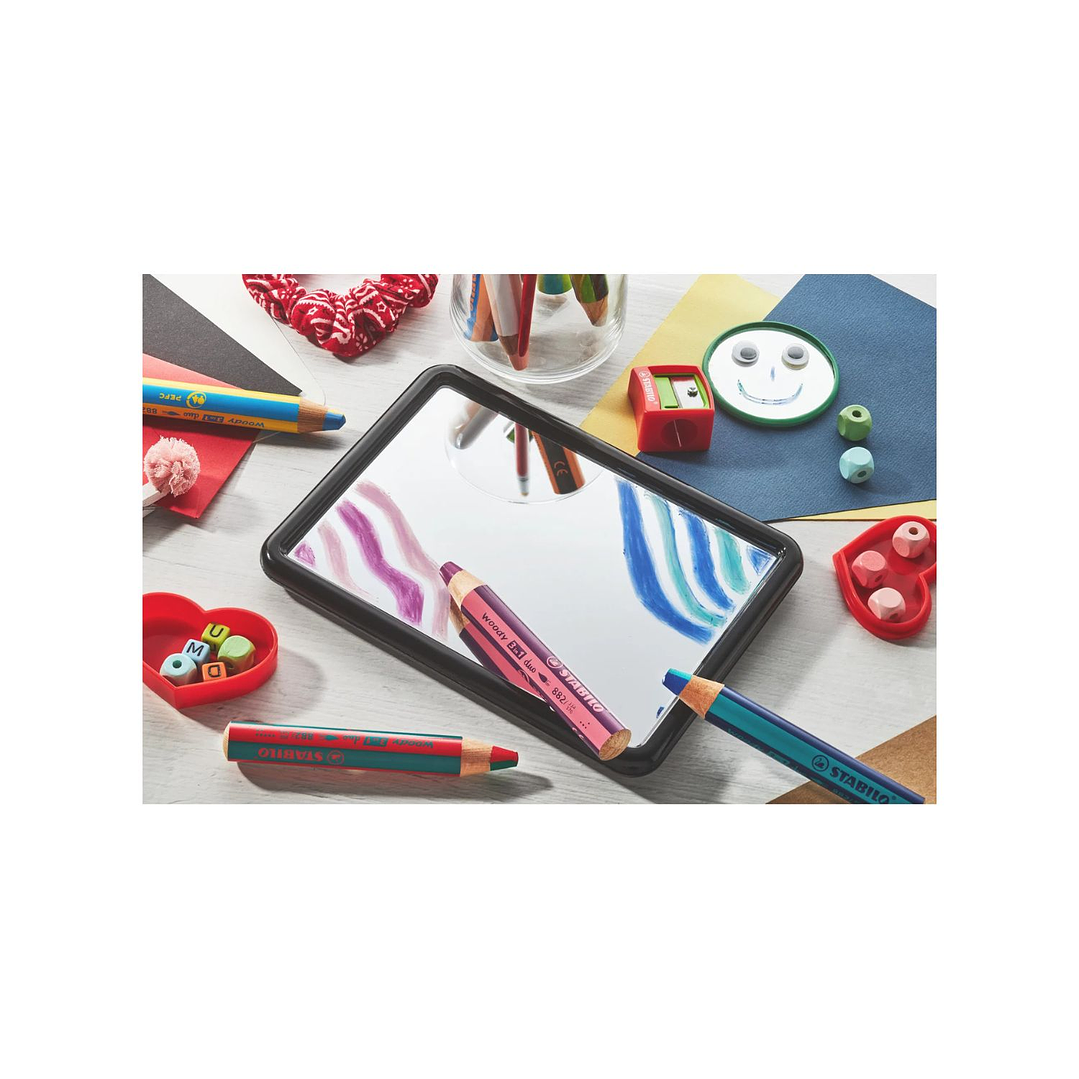 STABILO woody 3 en 1 duo Set 10 Lápices + sacapunta 5