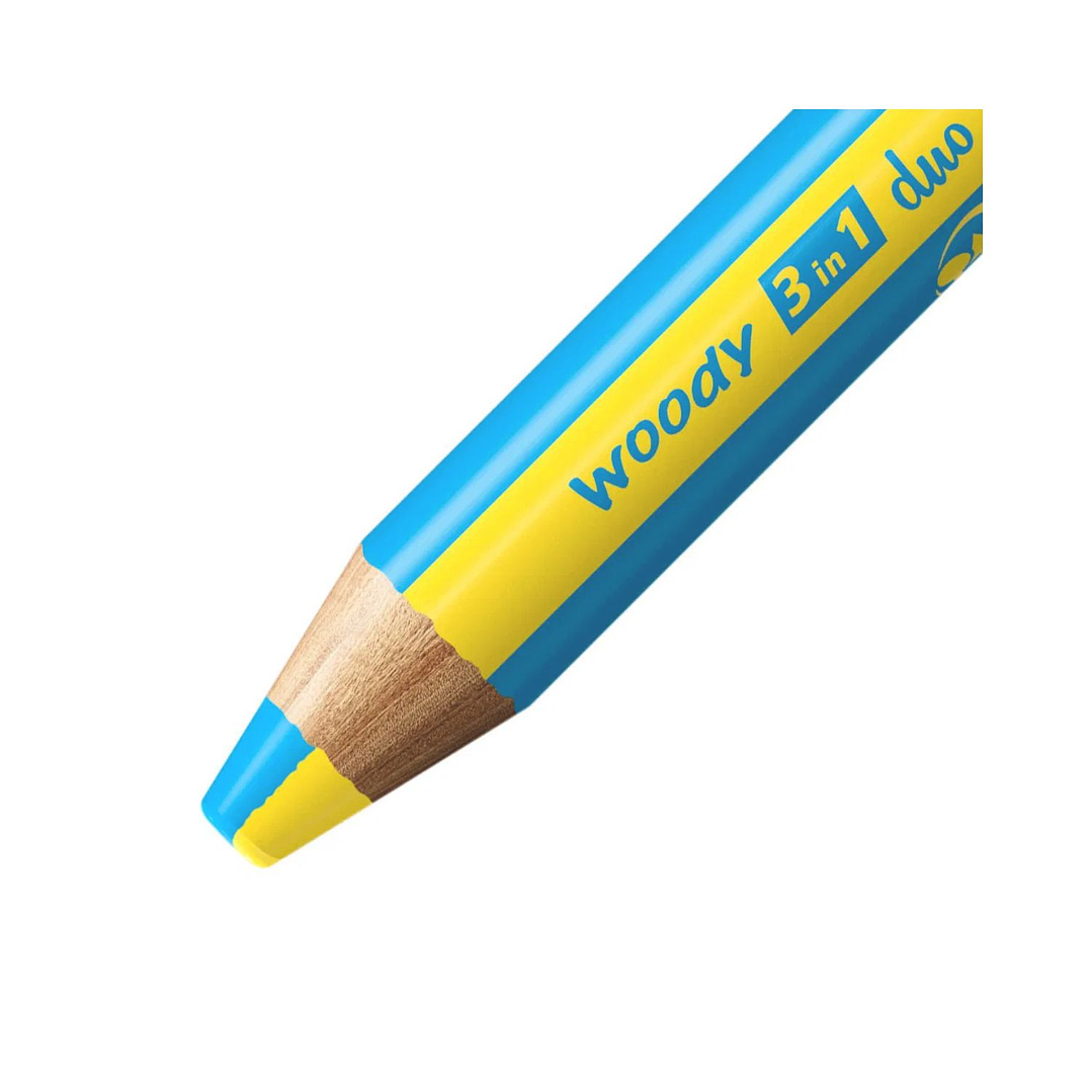 STABILO woody 3 en 1 duo Set 10 Lápices + sacapunta 3