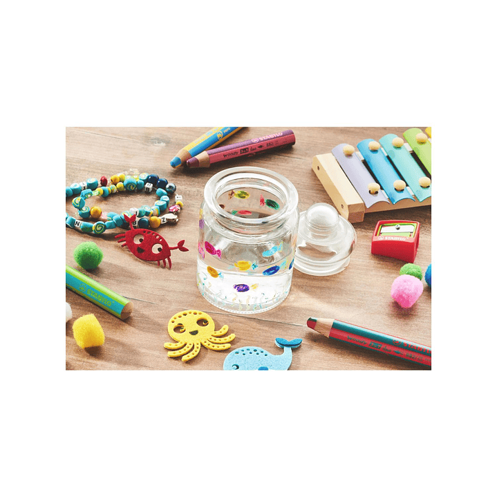 STABILO woody 3 en 1 duo Set 10 Lápices + sacapunta 7