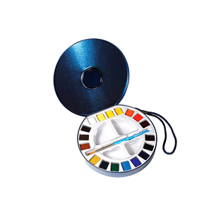 Set Acuarela Aquafine Travel Set Daler Rowney 18 Colores