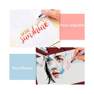 Pincel para Agua Recargable Simply Daler Rowney Set 3 Unidades