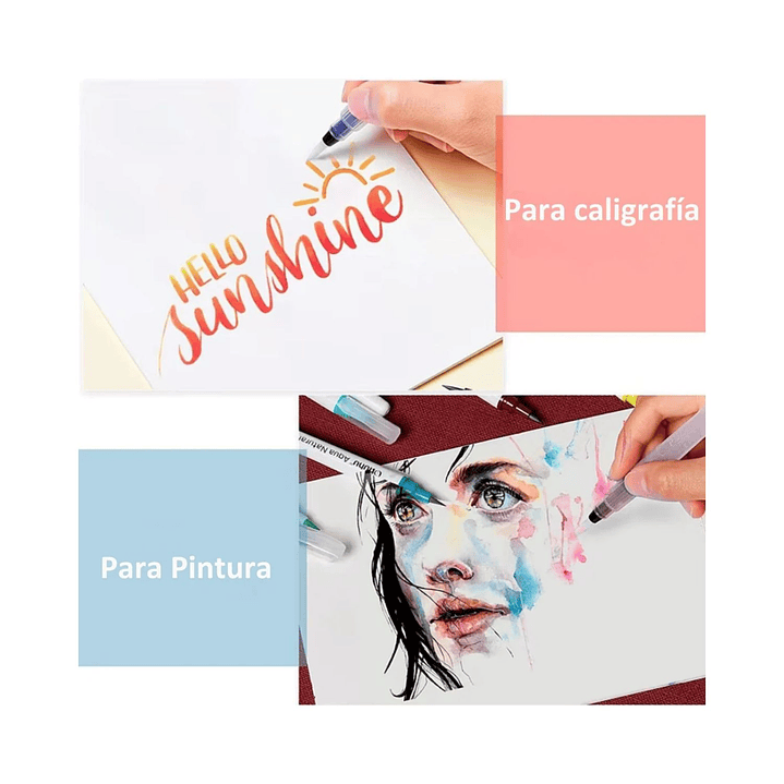 Pincel para Agua Recargable Simply Daler Rowney Set 3 Unidades 2