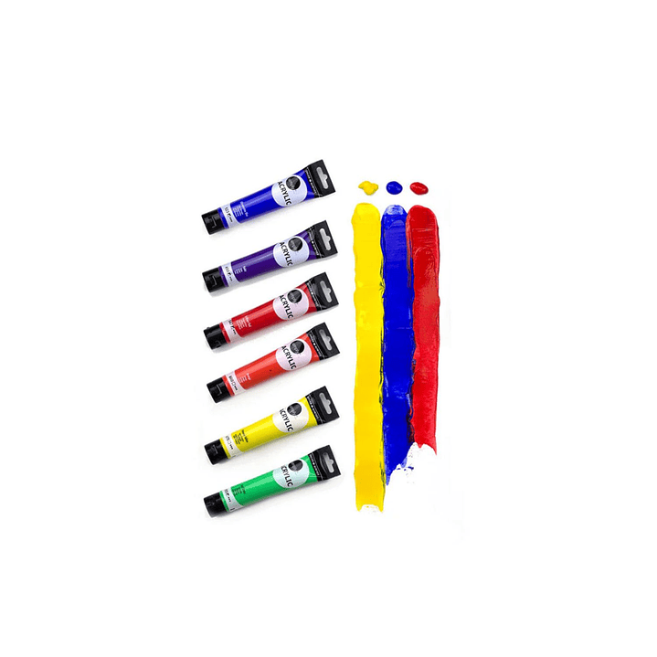 Pinturas Acrilicas Daler Rowney Simply Set 24 Colores 12 ml c/u  2