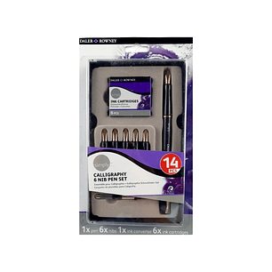 Plumas para Caligrafía Daler Rowney Set 14 pcs