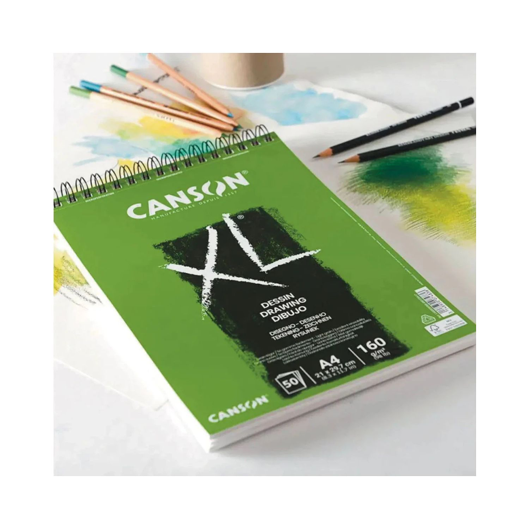 Croquera Canson Xl Dessin A3 (29,7x42) 160grs 50 hojas 3