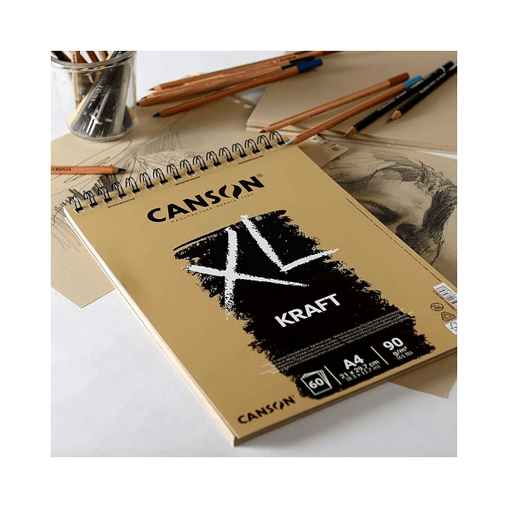 Croquera Kraft Canson XL A3 (29,7X42cm) 60 Hojas 90g/m2 4