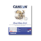 Block Canson Mixed Media Artist A4 (21x29,7cm) 15 hojas 600 g/m2  - Miniatura 1