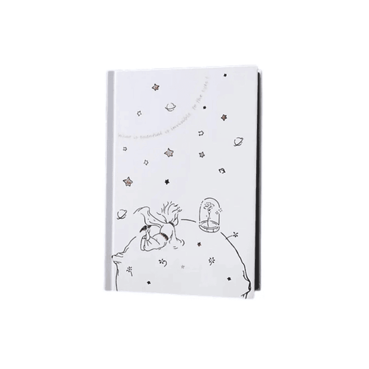 Libreta Diario El Principito Hojas negras 13x19cm 128 Páginas 1