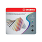 Lápices Acuarelables Stabilo Aquacolor Caja Metálica 24 colores - Miniatura 1