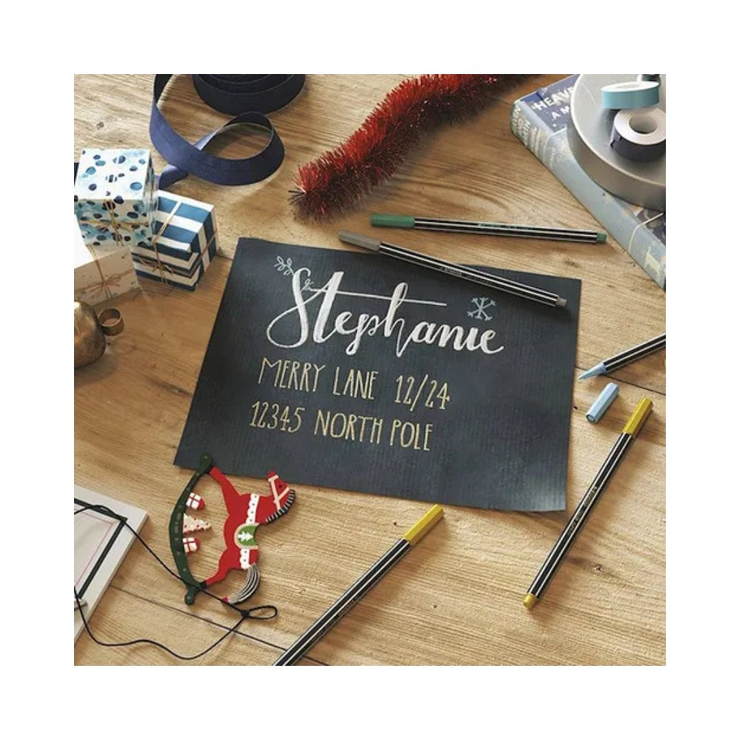 Marcadores Metálicos Stabilo Pen 68 Caja Metálica 6 Colores 6