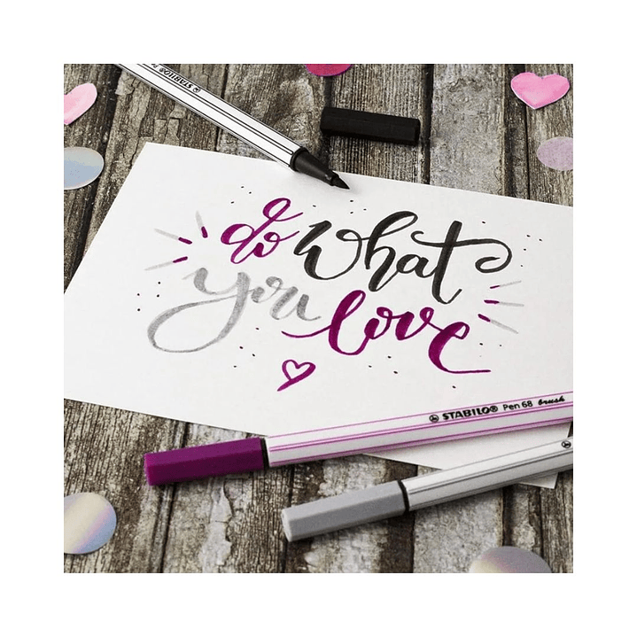 Rotuladores Punta Pincel Stabilo Pen 68 Brush 3 Colores 2