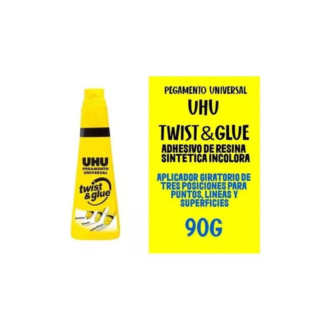 Adhesivo Universal Uhu Twist And Glue 90ml Pack 2 uni. 3