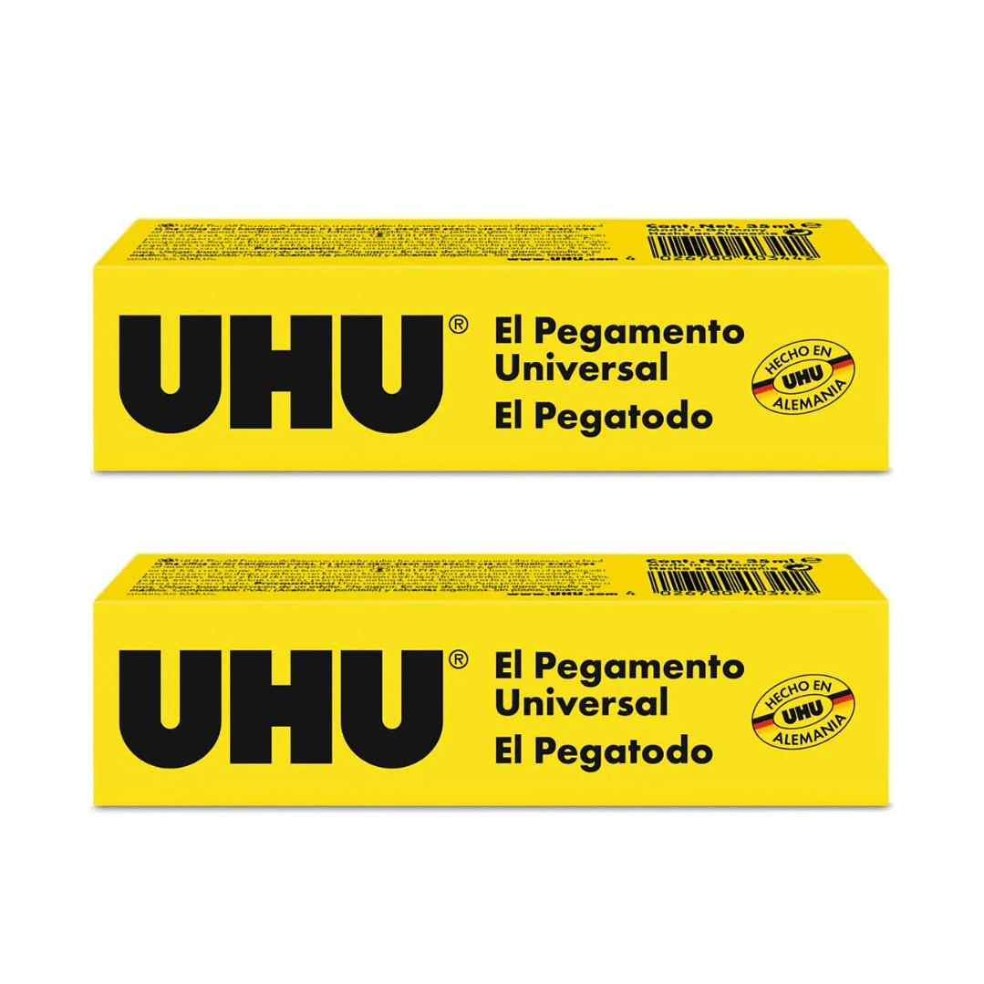 Pegamento Universal Uhu Pega Todo 35ml Pack 2 uni. 2