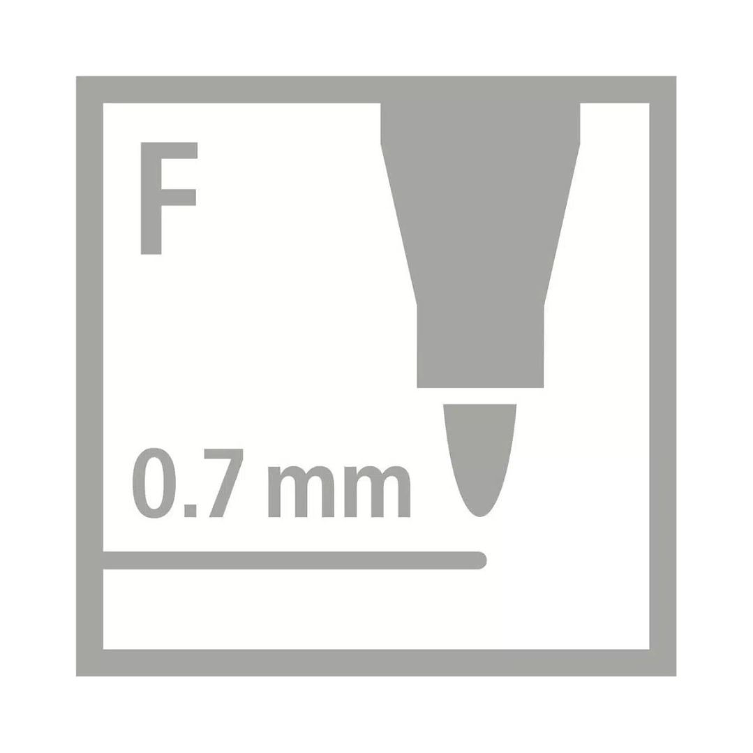 Marcadores 0.7mm Stabilo Trio A-Z Set 12 Colores 6