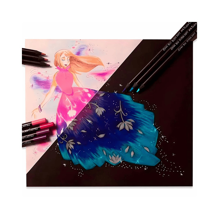 100 Lápices de Colores Profesionales SuperSoft Faber Castell 3