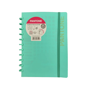 Cuaderno Discos Grande Pantone Menta A4 80 hojas 