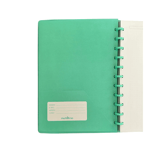 Cuaderno Discos Grande Pantone Menta A4 80 hojas 