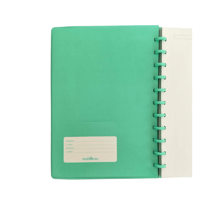 Cuaderno Discos Grande Pantone Menta A4 80 hojas  2