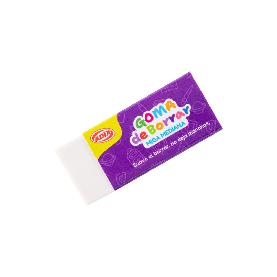 Goma de borrar de miga mediana Adix Caja 20 unidades 2