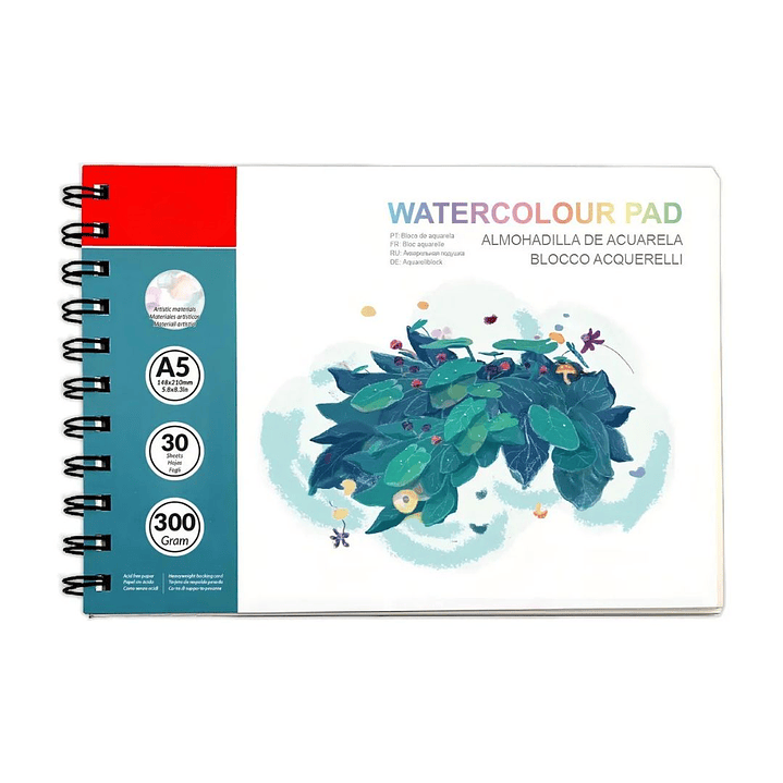 Croquera Acuarela A5 30 hojas 300gr. Motarro 1