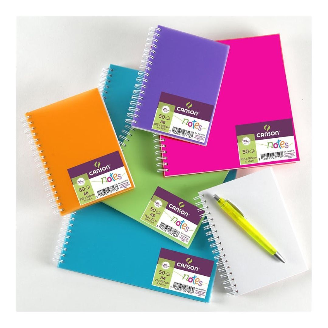 Cuaderno Dibujo Canson Notes A6 50 Hojas 120gms  3
