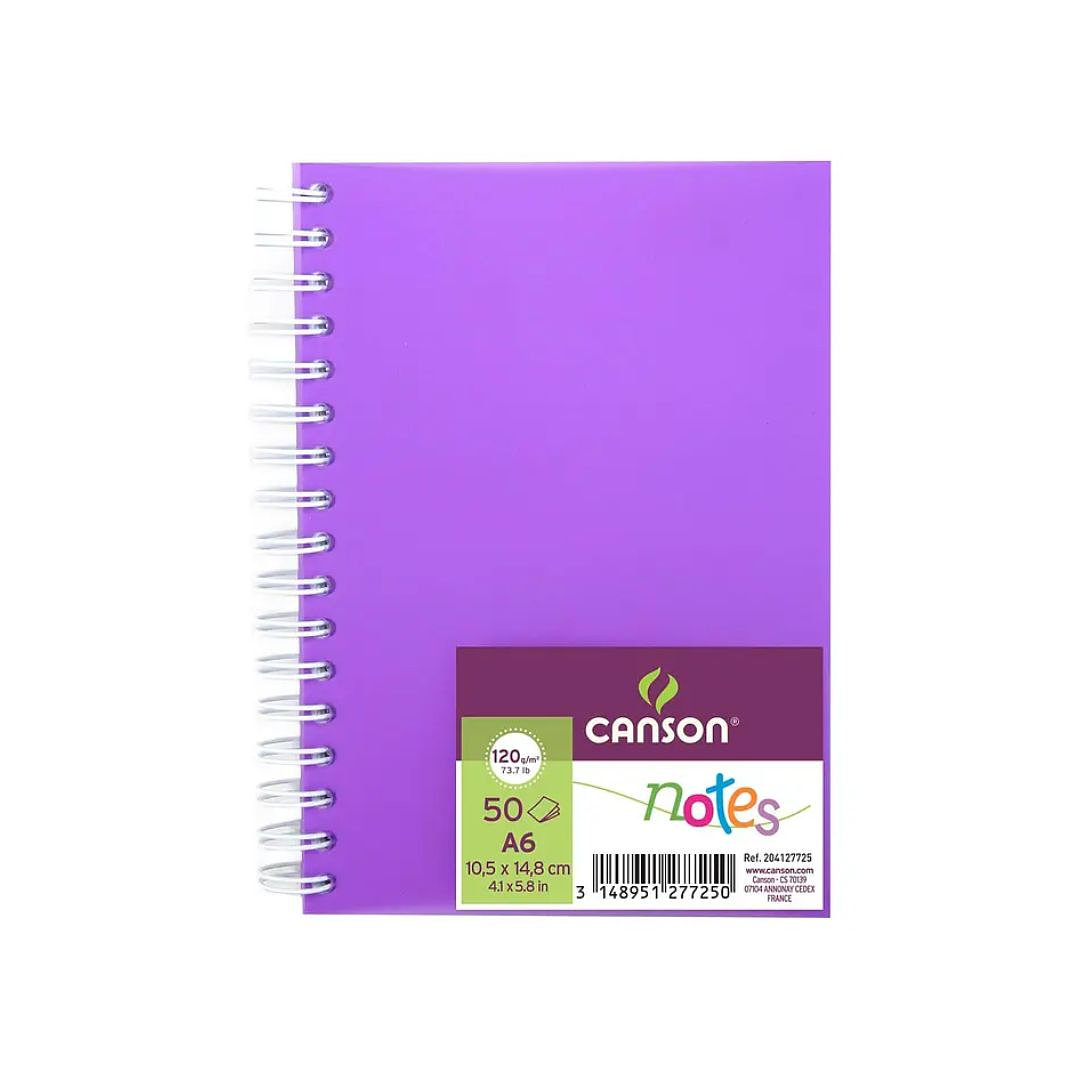 Cuaderno Dibujo Canson Notes A6 50 Hojas 120gms  4