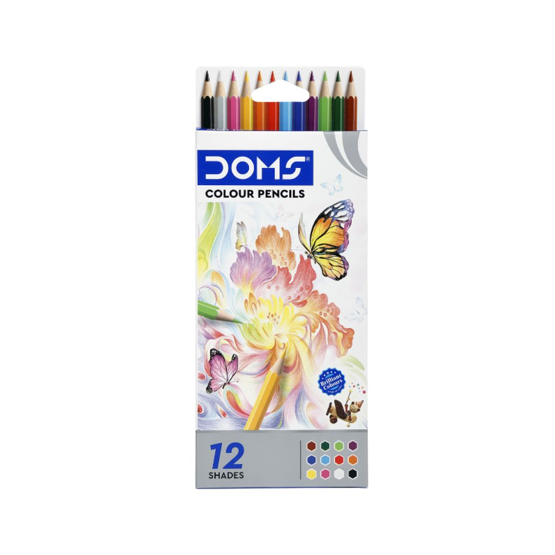 Lapices Hexagonales Doms 12 Colores  1