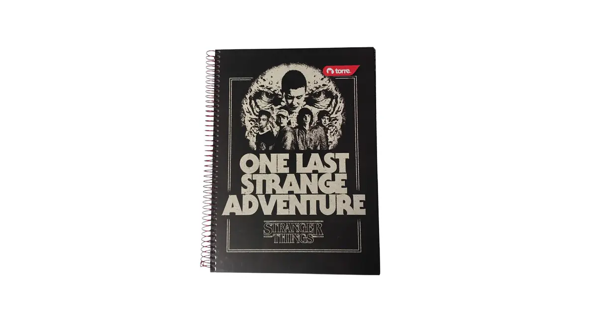 Pack 4 Cuadernos 3 Materias Carta Stranger Things 150hjs