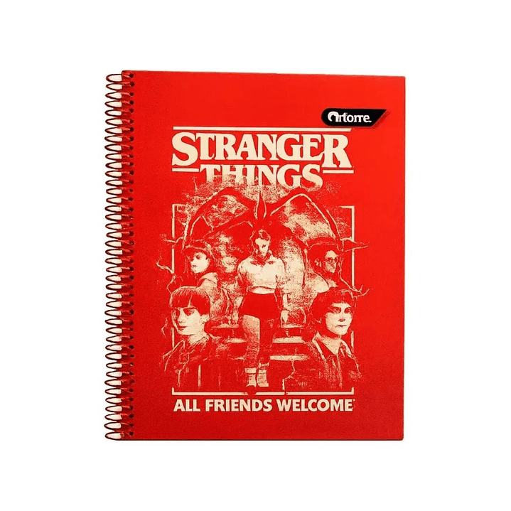 Pack 4 Cuadernos 3 Materias Carta Stranger Things 150hjs 2