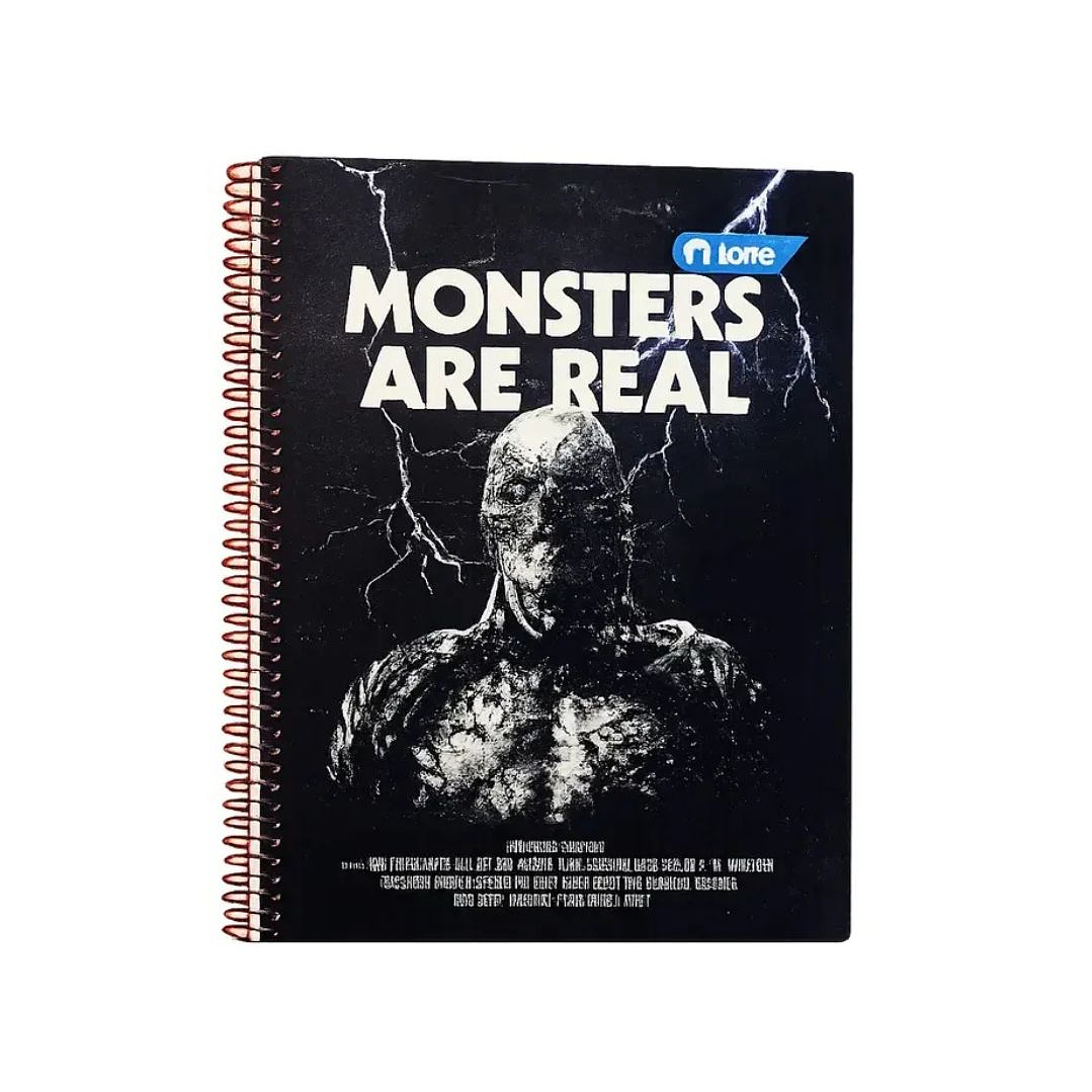 Cuaderno 3 Materias Stranger Things Tamaño Carta 150hjs 2