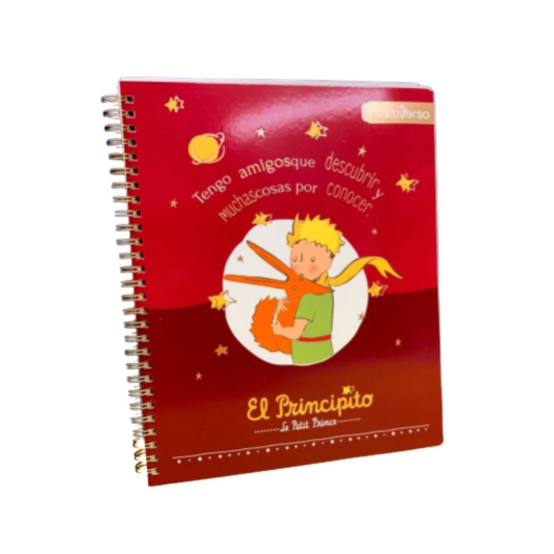 Pack 10 Cuaderno Universitario El Principito Tapa Dura 7mm 5