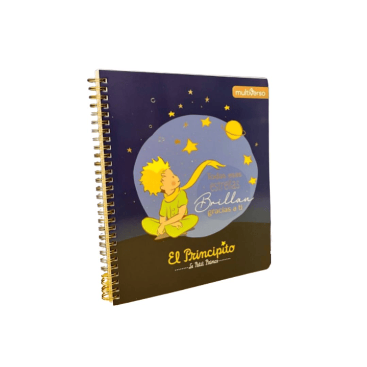 Pack 10 Cuaderno Universitario El Principito Tapa Dura 7mm 7