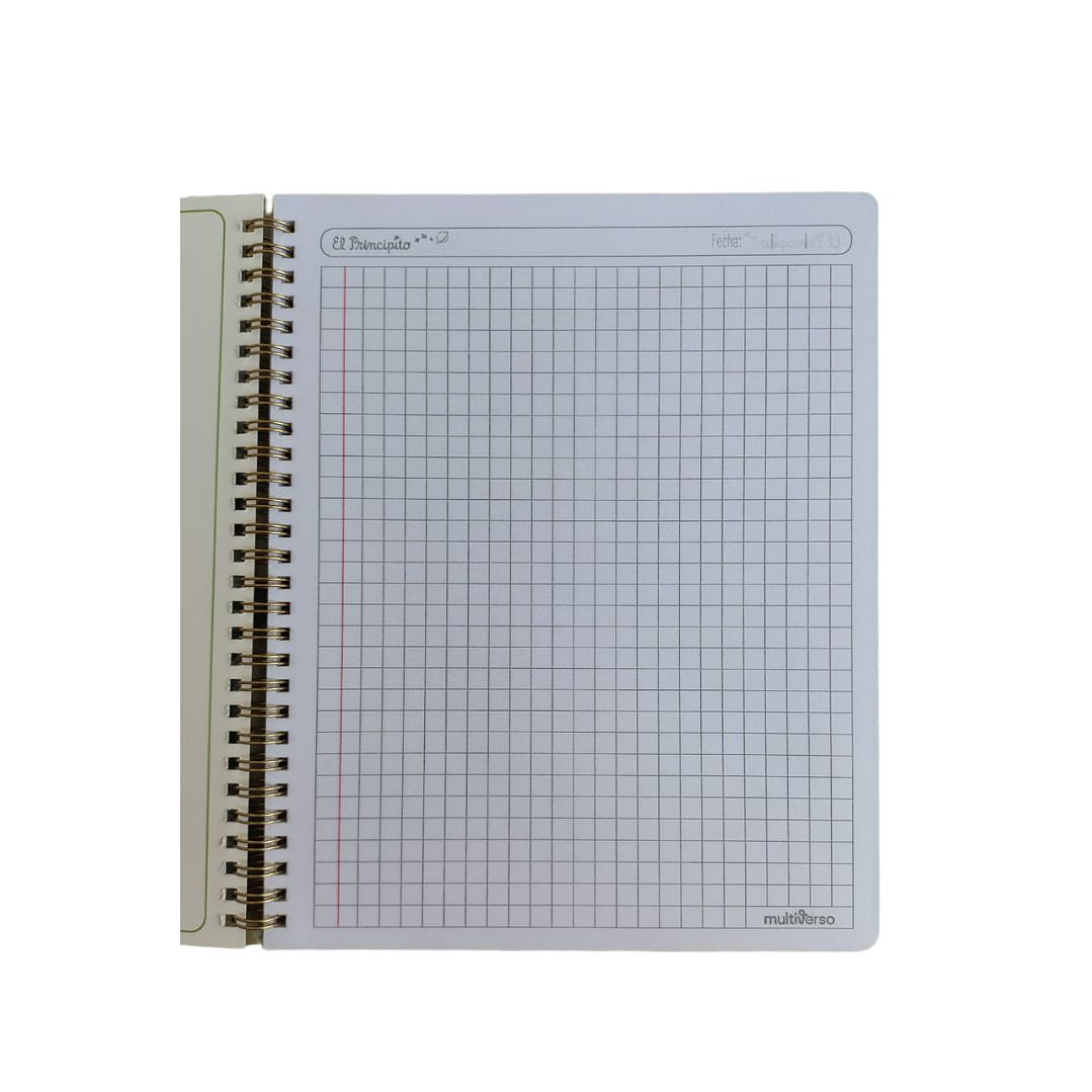 Pack 10 Cuaderno Universitario El Principito Tapa Dura 7mm 8