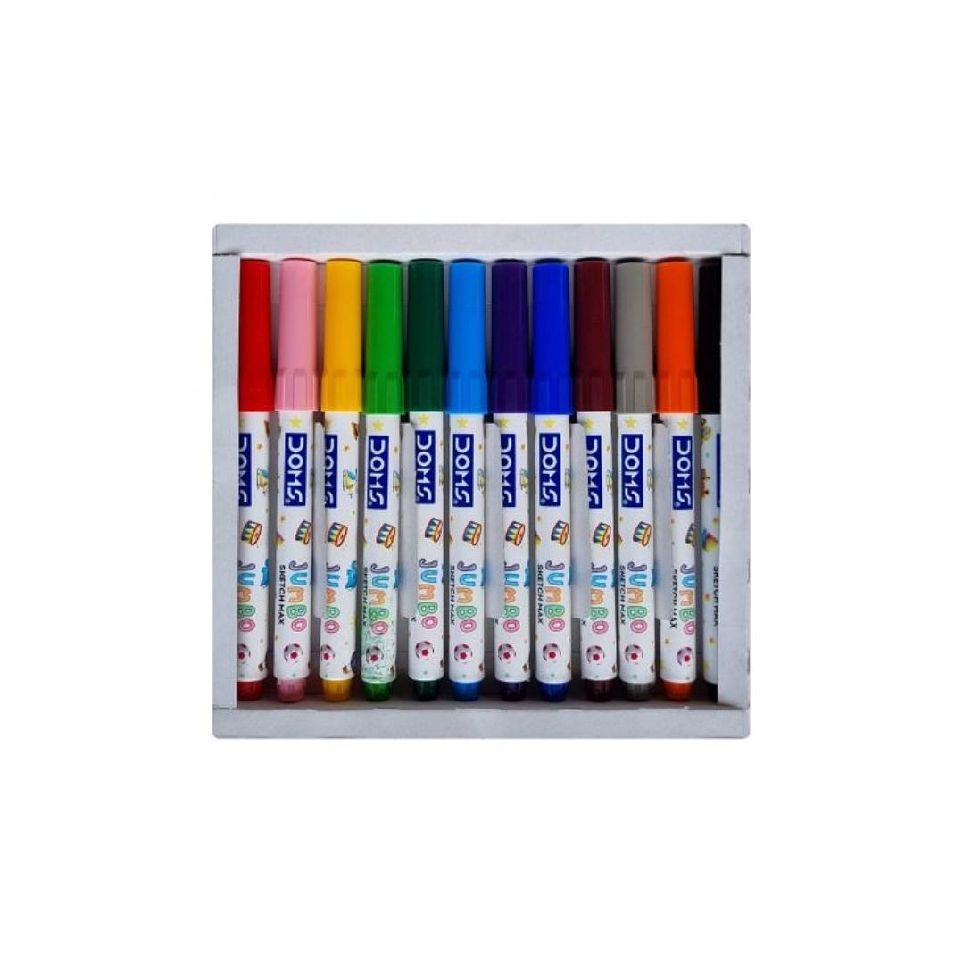 Marcadores Jumbo Doms 12 Colores 2