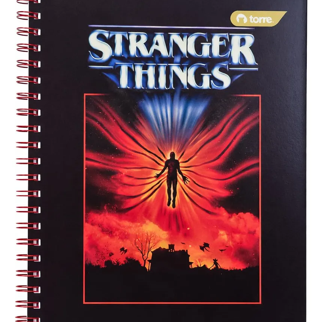 Pack 10 Cuaderno Universitario Stranger Things Torre 7mm 100h 4