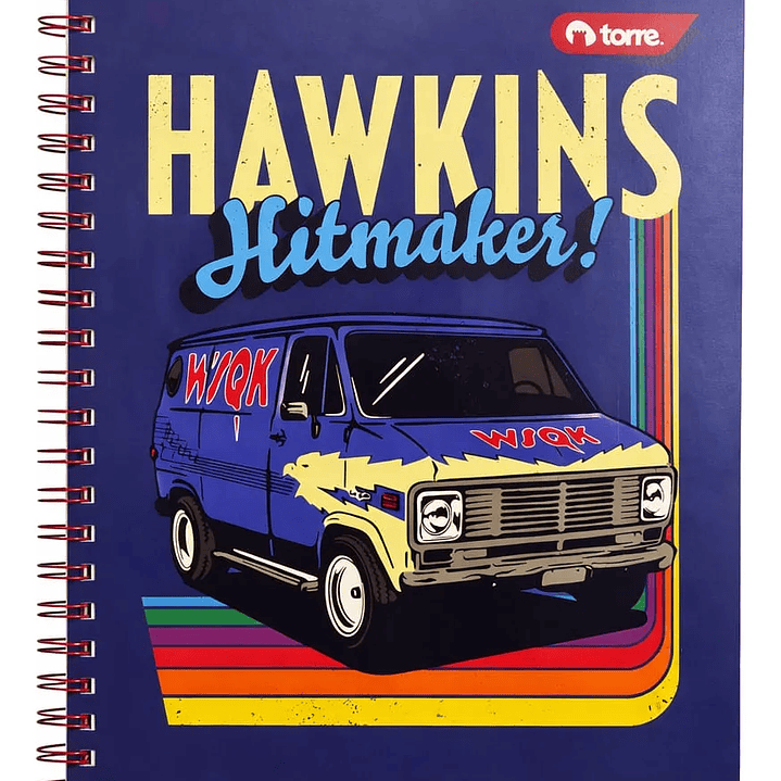 Pack 10 Cuaderno Universitario Stranger Things Torre 7mm 100h 5