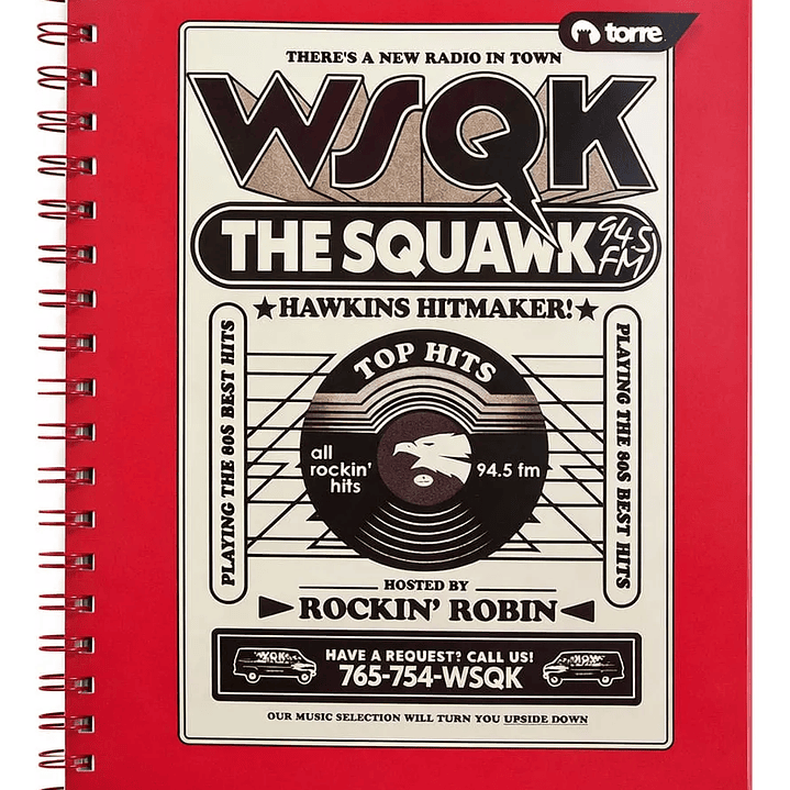 Pack 10 Cuaderno Universitario Stranger Things Torre 7mm 100h 7