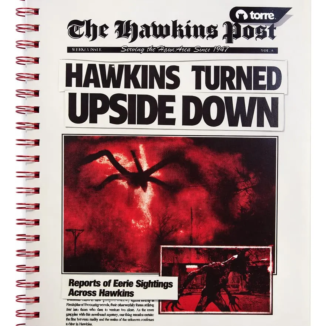 Pack 10 Cuaderno Universitario Stranger Things Torre 7mm 100h 8