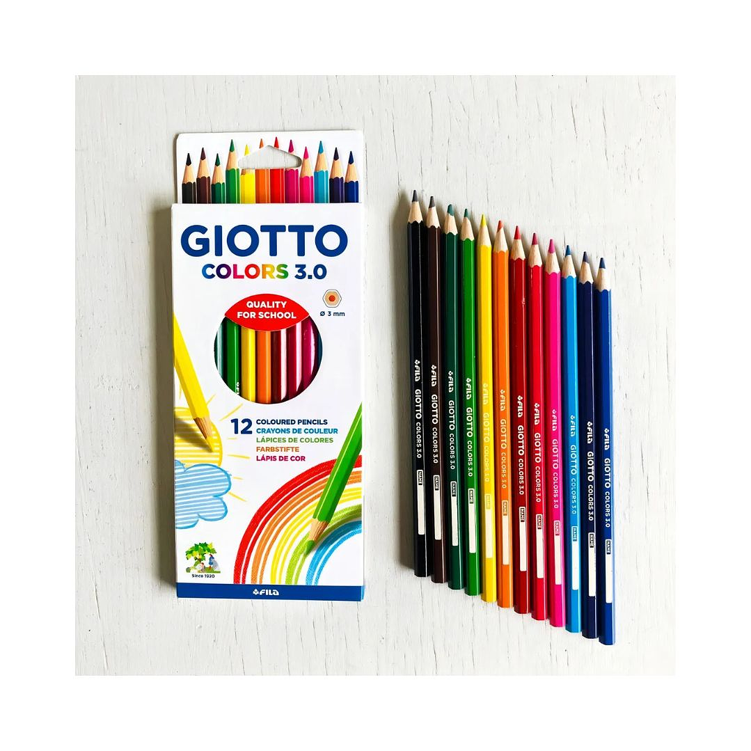 Lápices Colors 3.0 Giotto 12 colores 1