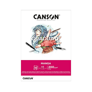 Block Canson Graduate Manga A3 30 Hojas 200gr.