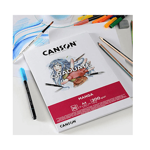Block Canson Graduate Manga A3 30 Hojas 200gr.