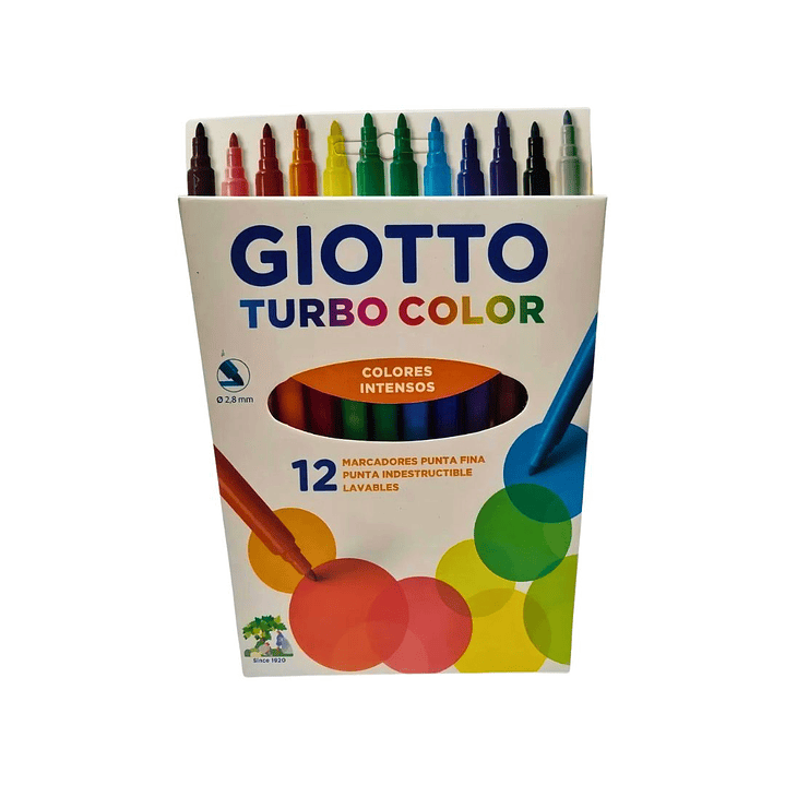 Marcadores Giotto Turbo Color 12 Colores 3