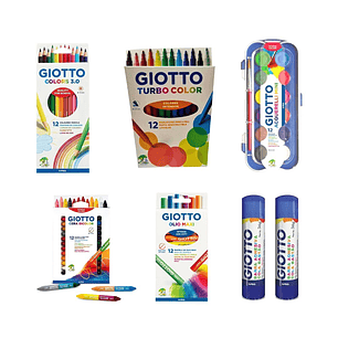 Pack Útiles Escolares Giotto Lista Escolar Básica 