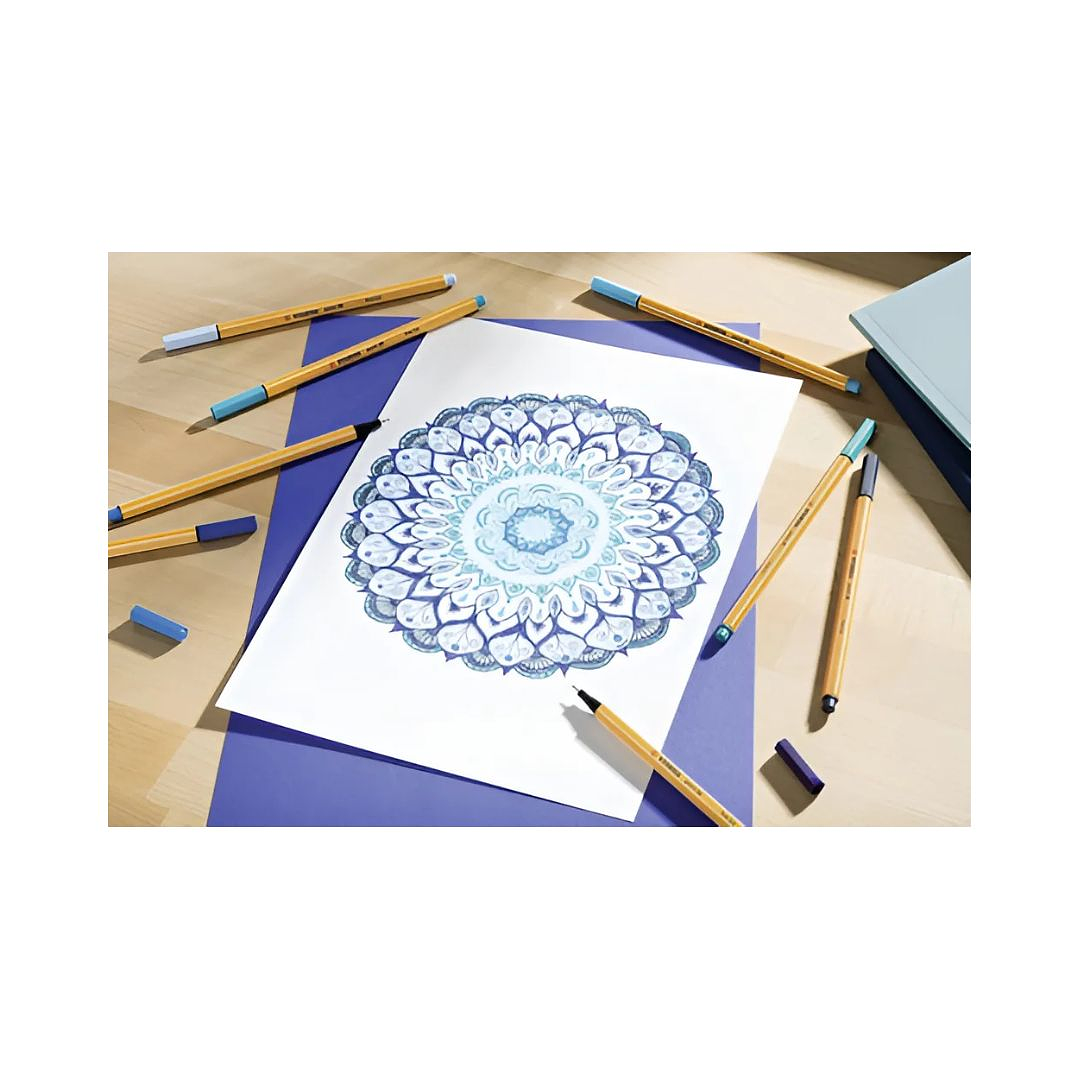 Tiralíneas Stabilo Fineliner Point 88 - 0,4 mm Set 25 Colores 8