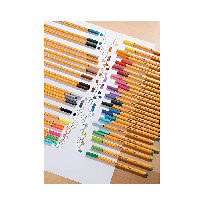 Tiralíneas Stabilo Fineliner Point 88 - 0,4 mm Set 25 Colores 10