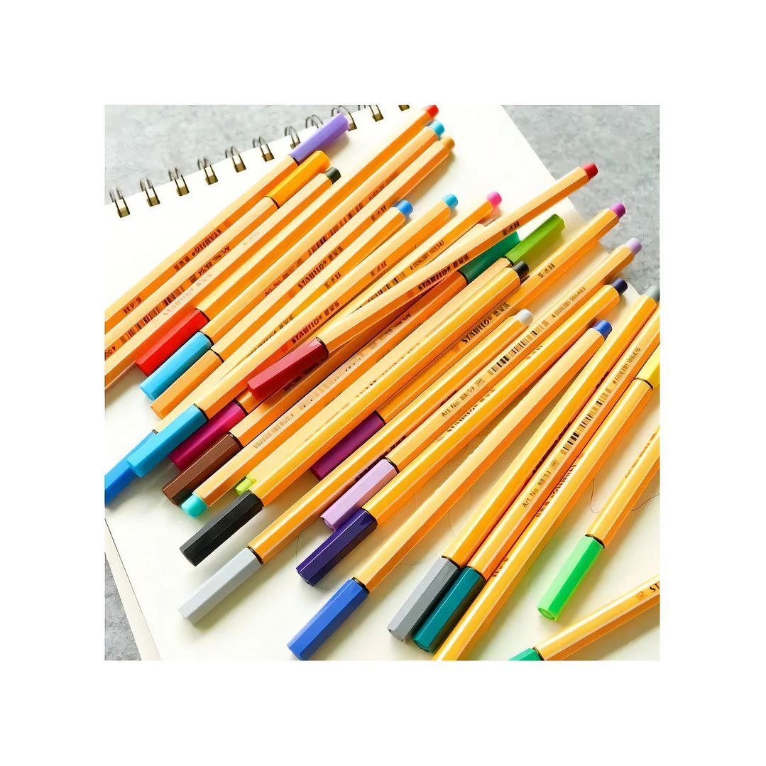 Tiralíneas Stabilo Fineliner Point 88 - 0,4 mm Set 25 Colores 11