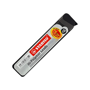 Minas 0,5 mm. HB Stabilo Hi-Polymer Pack 3 Unidades
