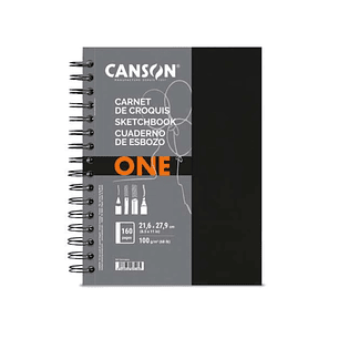 Libreta Canson Art Book One Anillada 27,9x21,6cm 100 g/m²