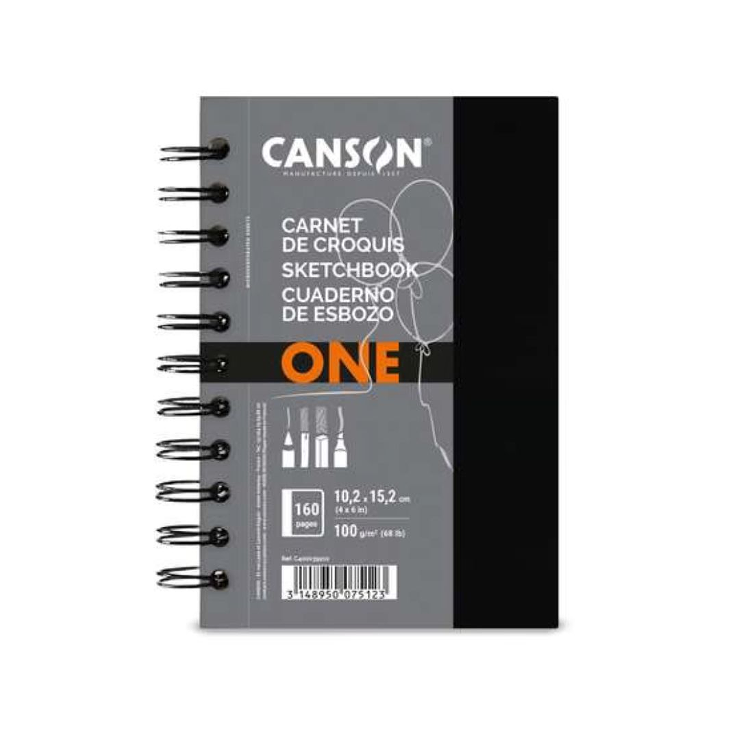 Libreta Canson Art Book One Anillada 10,2x15,2cm 100 g/m² 1