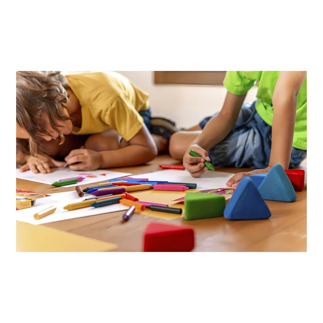 Lápices de Cera Crayones Jumbo JOVI x 18 Und. 4